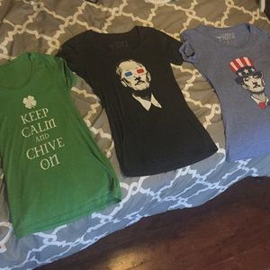 3 Chive Shirts